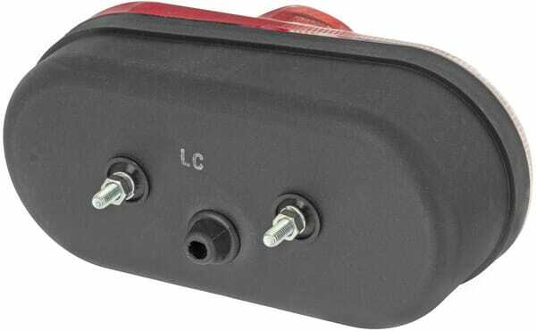 Pièces agricoles - Eclairage - Feu combiné arrière 12V orange/rouge Gauche