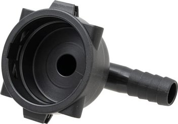 Pièces agricoles - Pièce Pulvérisateur - Raccord à fourche, femelle 90° AF4, embout de tuyau 13 mm