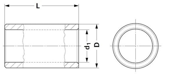 Pièces agricoles - Transmission - Douille 50x85x100
