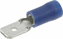 Fiche plate bleu