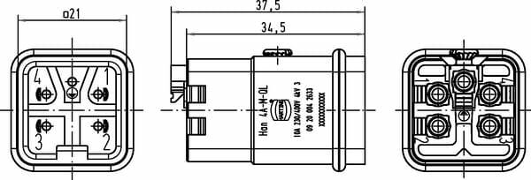 Pièces agricoles - Pièce Pulvérisateur - Insert M A 4P Quick Lock
