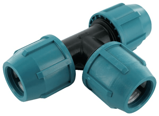 Pièces agricoles - Hydraulique - Raccord en T 20mm PE