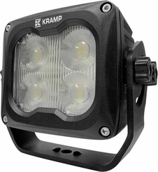 Pièces agricoles - Eclairage - Phare de travail LED, 70W, 6000lm, carrée, 10/45V, blanche, 120x110x72mm, dégivrage par capteur T°,faisceau large, 4 LED's, Kra
