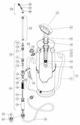 Pièces agricoles - Jardin et forêt pièce origine - Pulvérisateur 6L Kima 9 (jardin)