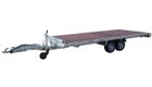 PLATEAU ROUES DESSOUS 506x215 freiné 2 essieux timon réglable optima PTAC : 3500 kg