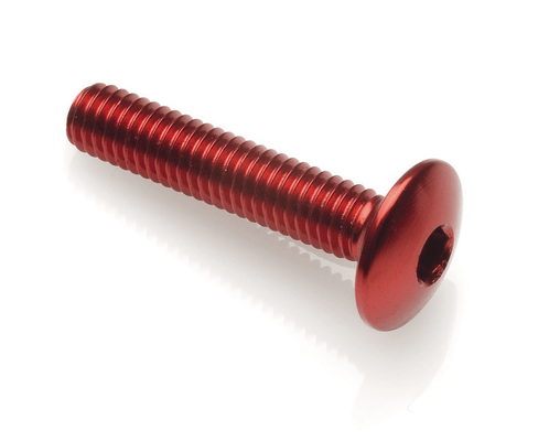 Pièces Quad & Motos - Outillage - Vis tête bombée LIGHTECH M6 x 55 Ergal rouge