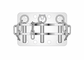 Materiels - Accessoires 0Kg-5Kg - CHAPE TRIPLE UNITAIRE