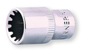 Douille I-SOCKET multi-empreinte entraînement 1/4" diamètre 14 (par 1)