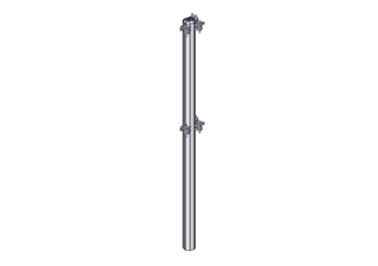 Materiels - Cage de contention - PACK DE 25 POTEAUX TREFLE 3D D.102MM L.2.13M
