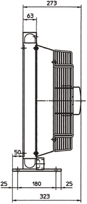 Pièces agricoles - Hydraulique - Refroidisseur d'huile (12 V) 38-50'C 2050K-12-2-01
