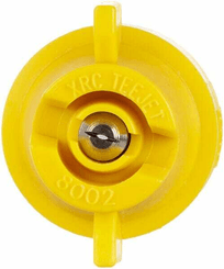 Pièces agricoles - Pièce Pulvérisateur - Buse à jet plat XRC 80° 2 jaune acier inoxydable