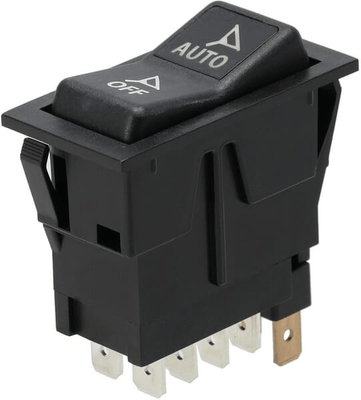 Pièces agricoles - Eclairage - Interrupteur à bascule, I-0-(II), on-on-mom, 12 V, 8 broches, options de système de direction