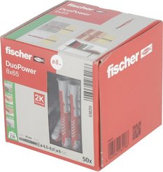 Pièces agricoles - Fasteners - Prise Duopower 8x65 box 50 pcs