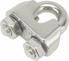 Pièces agricoles - Fasteners - Serre-câble en acier 5 mm inox-A4