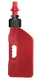 Bidon d'essence TUFF JUG 10L rouge translucide/bouchon rouge