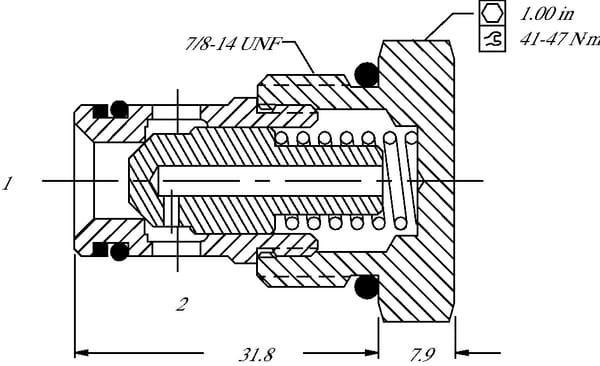 Pièces agricoles - Hydraulique - Clapet CV10-NP-03-B00-35