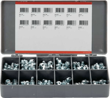 Pièces agricoles - Outils atelier - Assortiment de 140 graisseurs Kramp