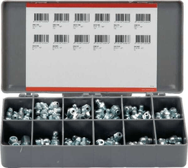 Pièces agricoles - Outils atelier - Assortiment de 140 graisseurs Kramp