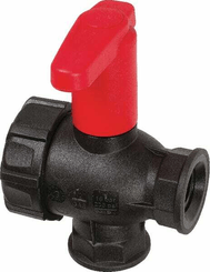 Pièces agricoles - Pièce Pulvérisateur - Vanne boiss.sph. 1/2" 3v.+ral.