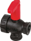 Vanne boiss.sph. 1/2" 3v.+ral.