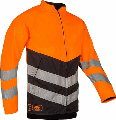 Vêtements et protections - Vêtement  - Veste forestière, orange-noir 4XL