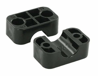 Pièces agricoles - Hydraulique - Demi-coq. noire lisse A3 19mm