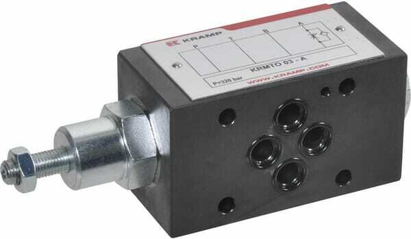 Pièces agricoles - Hydraulique - Clapet antiretour étrangl. NG6