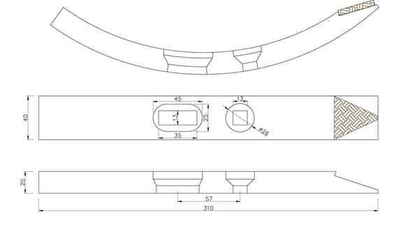 Pièces agricoles - Travail du sol - Pointe culti. carb. Universel