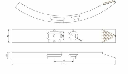 Pièces agricoles - Travail du sol - Pointe culti. carb. Universel