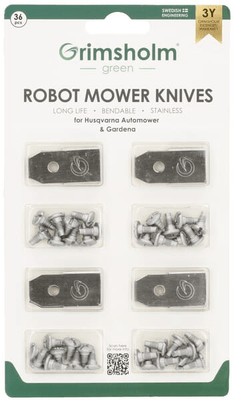 Pièces agricoles - Jardin et forêt pièce adaptable - Lame robot Husqvarna x 36pcs