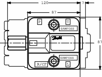 Pièces agricoles - Hydraulique - Valve prioritaire 152B0016 Int.