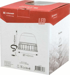 Pièces agricoles - Eclairage - Gyrophare LED, magnétique avec prise EMC