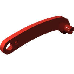 Pièces agricoles - Pièce divers - levier de commande soudé -peint. -