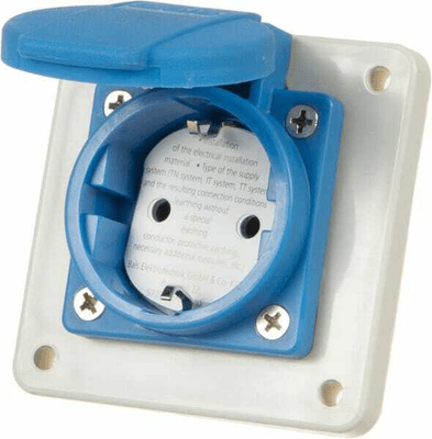 Pièces agricoles - Electricité - Prise de courant montée sur panneau