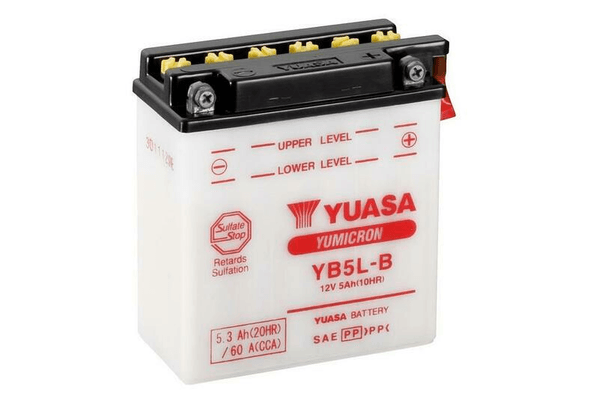Pièces Quad & Motos - Electrique - Batterie YUASA conventionnelle avec pack acide - YB5L-B