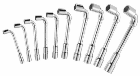 Outils - Outils divers - Jeu 10 clés à pipes 6x12 pans