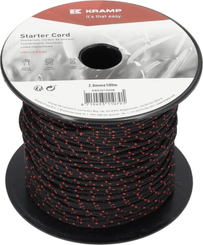 Pièces agricoles - Moteurs pièce adaptable - Cordon de lanceur 2,8 mm x 100 m noir