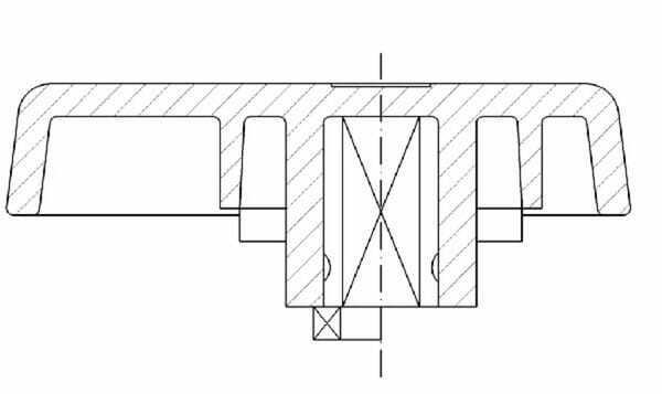 Pièces agricoles - Hydraulique - Levier manuel