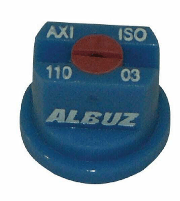 Pièces agricoles - Pièce Pulvérisateur - Buse à jet plat AXI 110° 3 bleu céramique Albuz