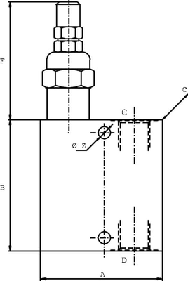 Pièces agricoles - Hydraulique - Clapet de régulation de pression en acier