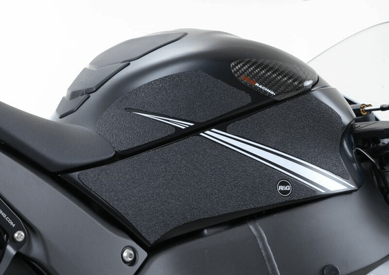 Pièces Quad & Motos - Equipement véhicule - Kit grip de réservoir R&G RACING noir (6 pièces) Kawasaki ZX10R Winter Edition