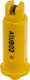 Buse à injection d'air AIUB 110° 02 jaune acier inoxydable TeeJet