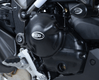 Couvre-carter droit R&G RACING noir Ducati 950 Multistrada