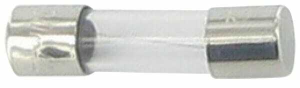Pièces agricoles - Eclairage - Fusible verre 0,5A longueur 20mm pack 50x