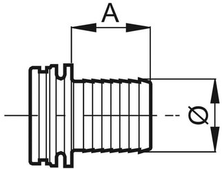 Pièces agricoles - Pièce Pulvérisateur - Adaptateur 25 mm