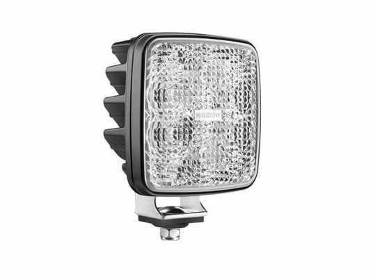 Pièces agricoles - Eclairage - Feu de travail LED, R23, 22 W, 1600 lm, carré, 12-24 V, 105x105x50 mm, faisceau large, Wesem