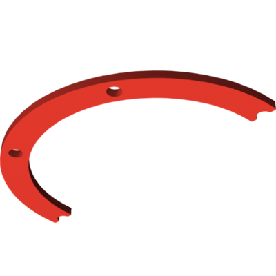 Pièces agricoles - Pièce divers - demi-coquille peinte...