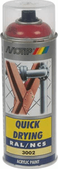 Chimie - Chimie divers - RAL 3002 spray acr. rge carmin