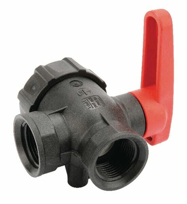 Pièces agricoles - Pièce Pulvérisateur - Vanne à boisseau sph. 1" 3v.