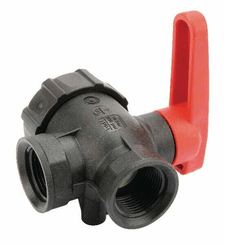 Pièces agricoles - Pièce Pulvérisateur - Vanne à boisseau sph. 1" 3v.